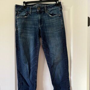 American Eagle Super Stretch Straight Leg Jeans